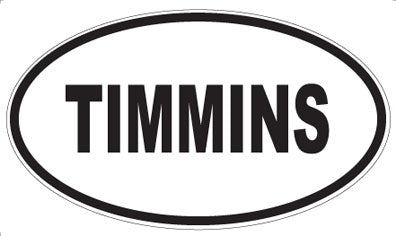 TIMMINS - Oval Magnet