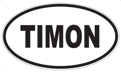 TIMON - Oval Magnet