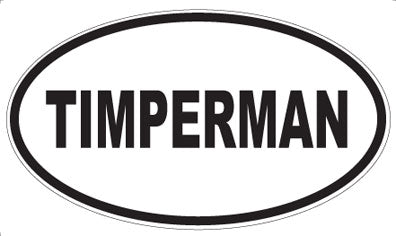 TIMPERMAN - Oval Magnet