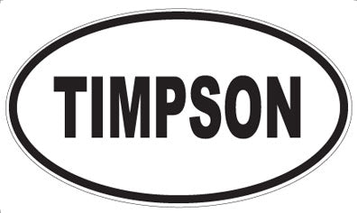 TIMPSON - Oval Magnet