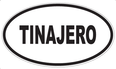 TINAJERO - Oval Sticker