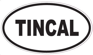 TINCAL - Oval Sticker