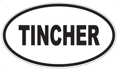 TINCHER - Oval Magnet