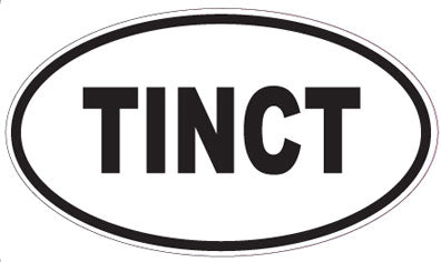 TINCT - Oval Sticker
