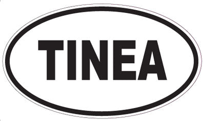 TINEA - Oval Sticker