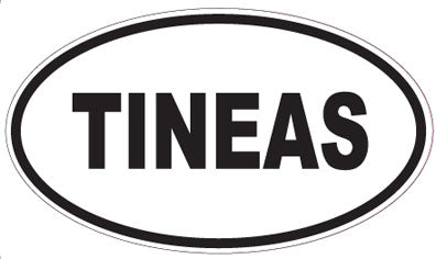 TINEAS - Oval Sticker
