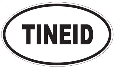 TINEID - Oval Sticker