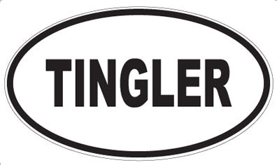 TINGLER - Oval Sticker