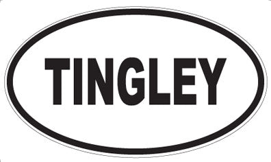 TINGLEY - Oval Sticker