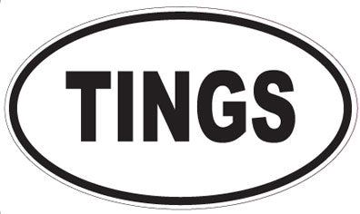 TINGS - Oval Magnet