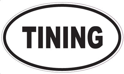 TINING - Oval Sticker