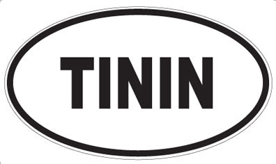 TININ - Oval Magnet