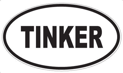 TINKER - Oval Magnet