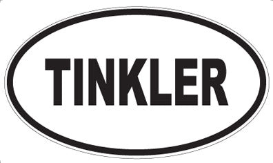 TINKLER - Oval Sticker