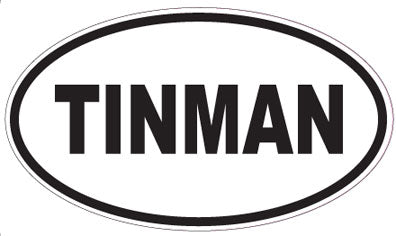 TINMAN - Oval Sticker