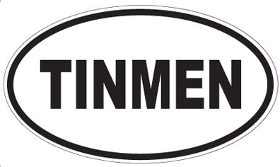 TINMEN - Oval Sticker