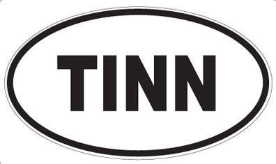 TINN - Oval Sticker