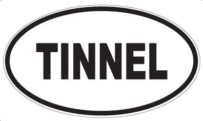 TINNEL - Oval Sticker