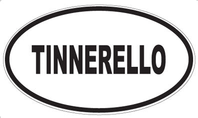 TINNERELLO - Oval Sticker