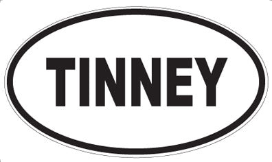 TINNEY - Oval Magnet