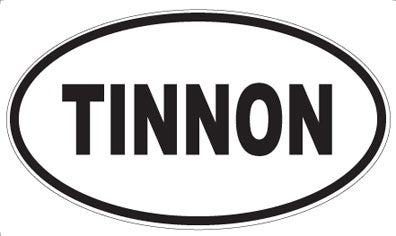 TINNON - Oval Sticker
