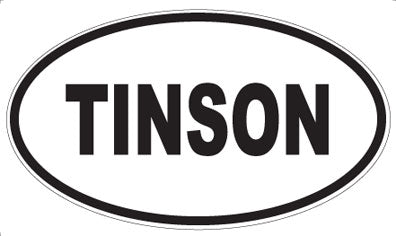 TINSON - Oval Magnet