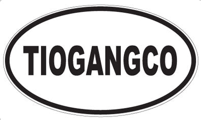 TIOGANGCO - Oval Magnet