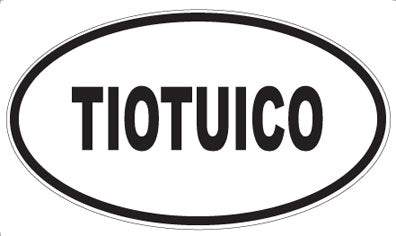 TIOTUICO - Oval Sticker