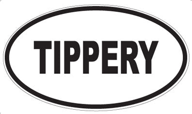 TIPPERY - Oval Sticker