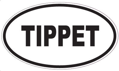 TIPPET - Oval Sticker