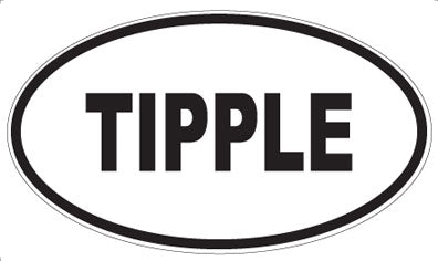 TIPPLE - Oval Magnet