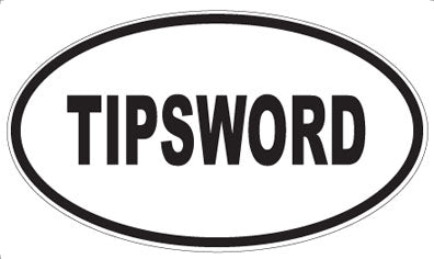 TIPSWORD - Oval Magnet