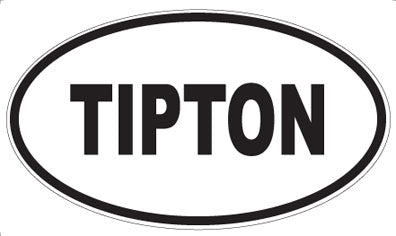 TIPTON - Oval Magnet
