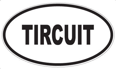 TIRCUIT - Oval Magnet