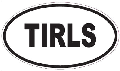 TIRLS - Oval Magnet