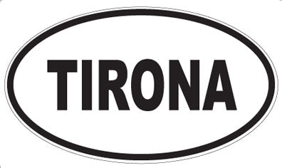 TIRONA - Oval Sticker