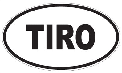 TIRO - Oval Magnet