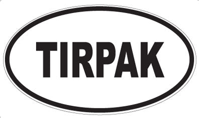 TIRPAK - Oval Sticker