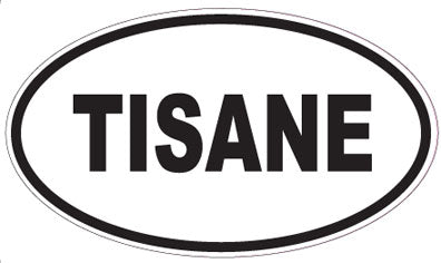 TISANE - Oval Sticker