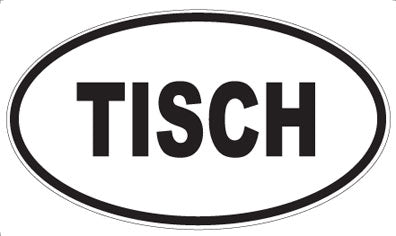 TISCH - Oval Magnet