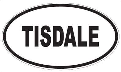 TISDALE - Oval Sticker