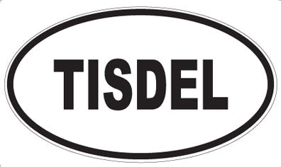 TISDEL - Oval Magnet