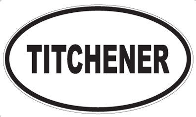 TITCHENER - Oval Magnet