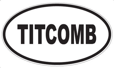 TITCOMB - Oval Magnet