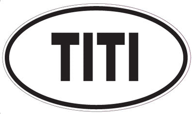 TITI - Oval Sticker