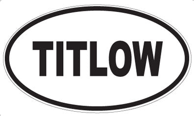 TITLOW - Oval Magnet