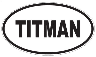 TITMAN - Oval Magnet