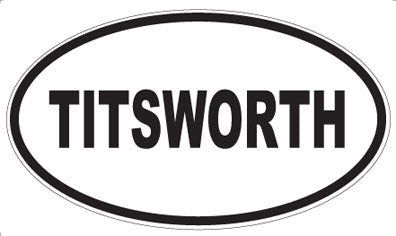 TITSWORTH - Oval Magnet