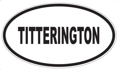 TITTERINGTON - Oval Magnet