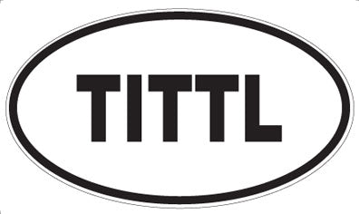 TITTL - Oval Magnet